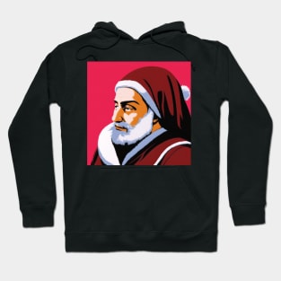 Santa Claus Pop Art Hoodie